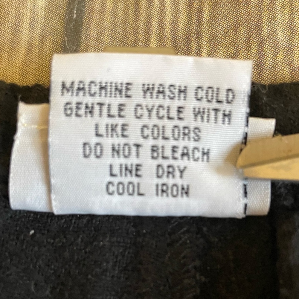 Habitat Clothes to Live In Capris Black sz L - Picture 14 of 15